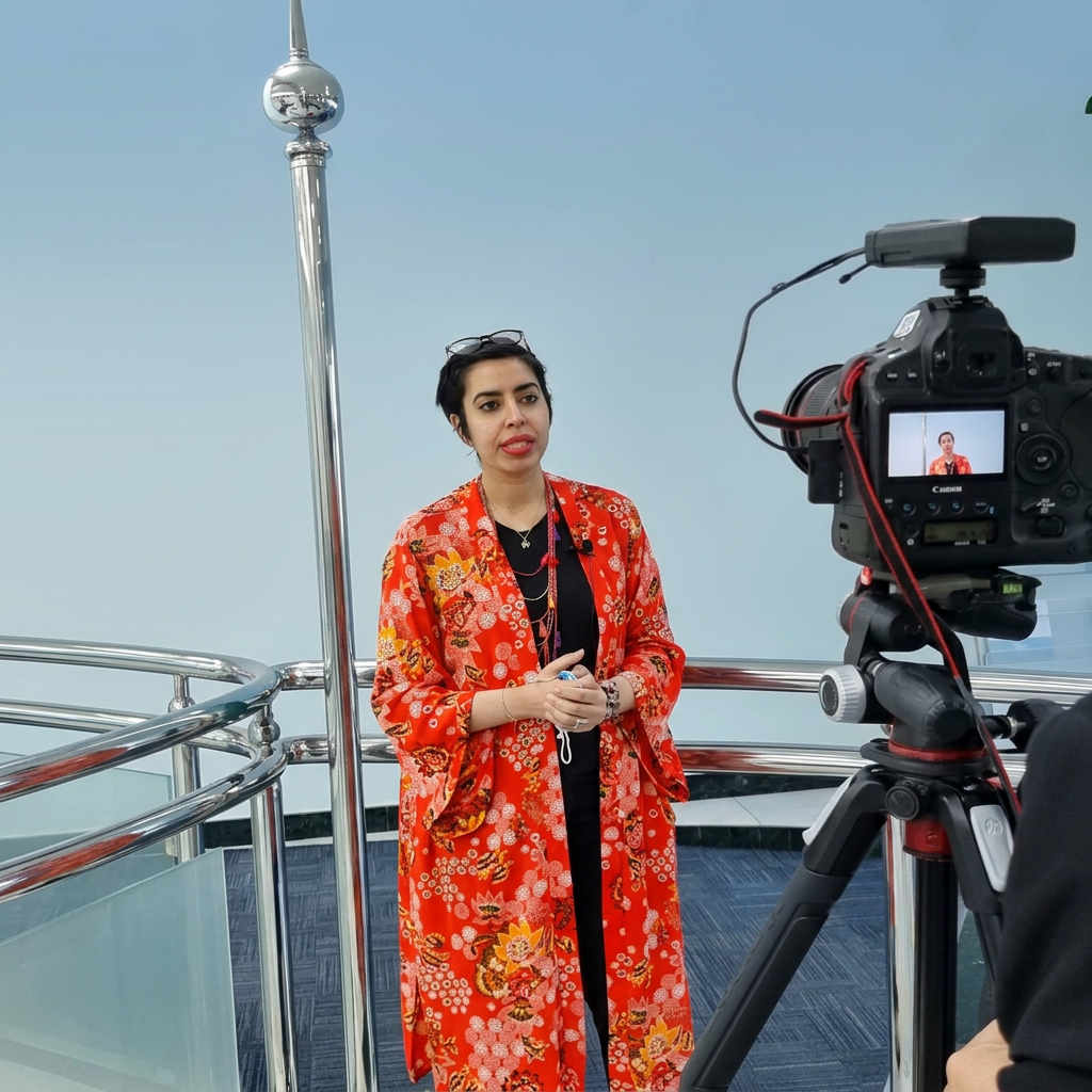 Sheikha Aldosary reporting
